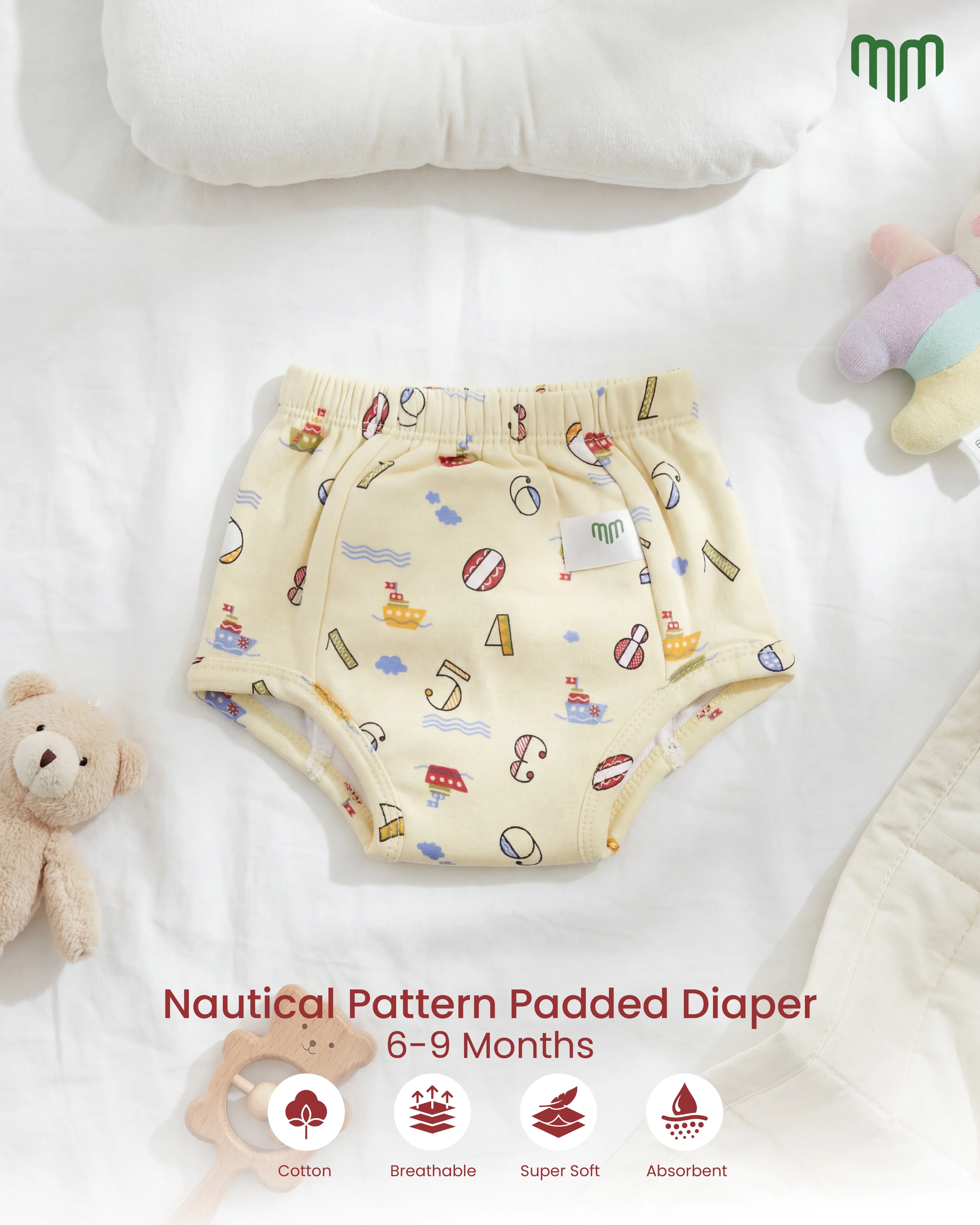 Little Nautical Ultra Undies (Padded Underwear) - Image 3